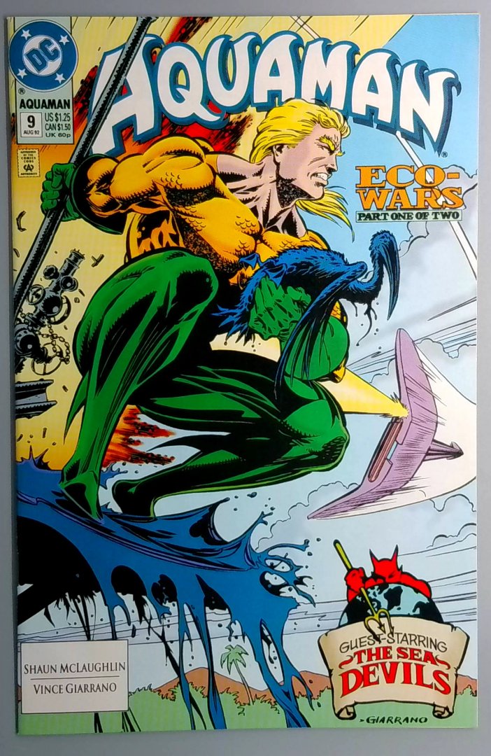 Aquaman #9 VF DC 1992