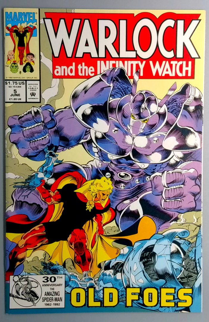 Warlock and the Infinity Watch #5 NM- Marvel 1992