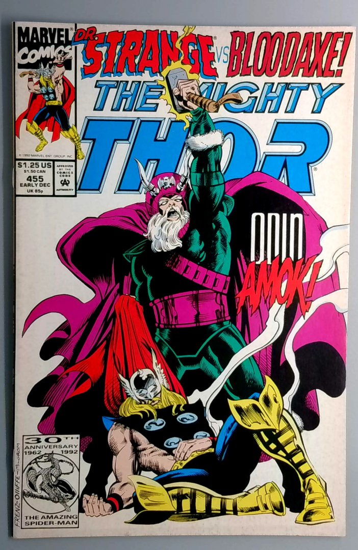 Thor #455 VF+ Marvel 1992