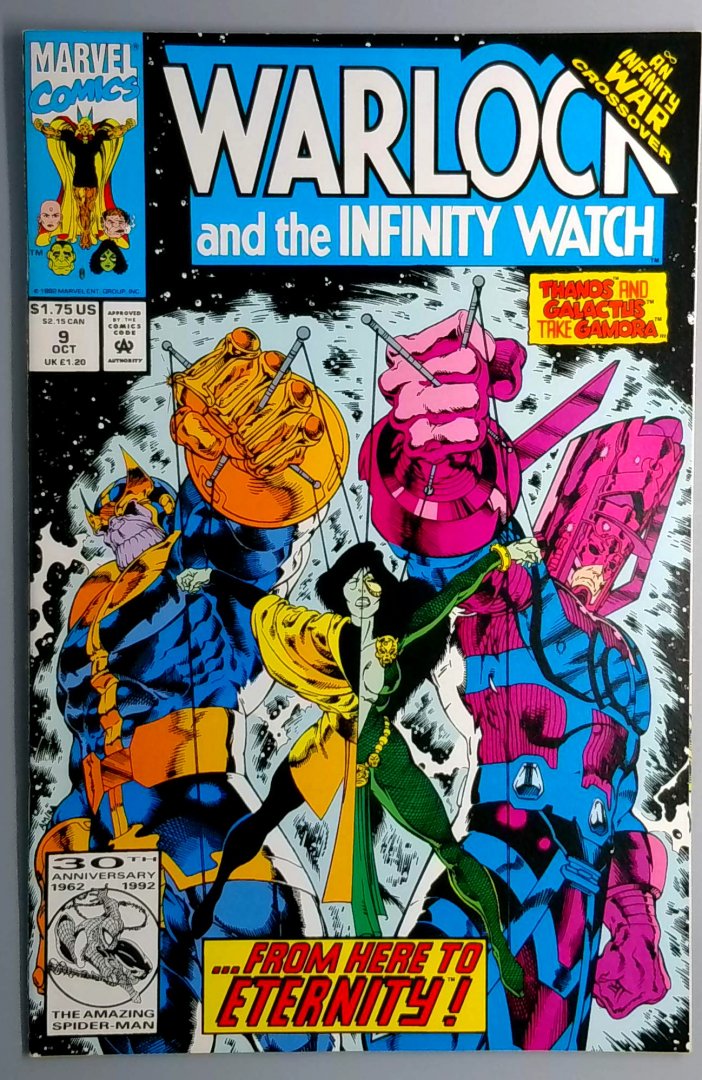 Warlock and the Infinity Watch #9 NM-Gamora Origin Marvel 1992