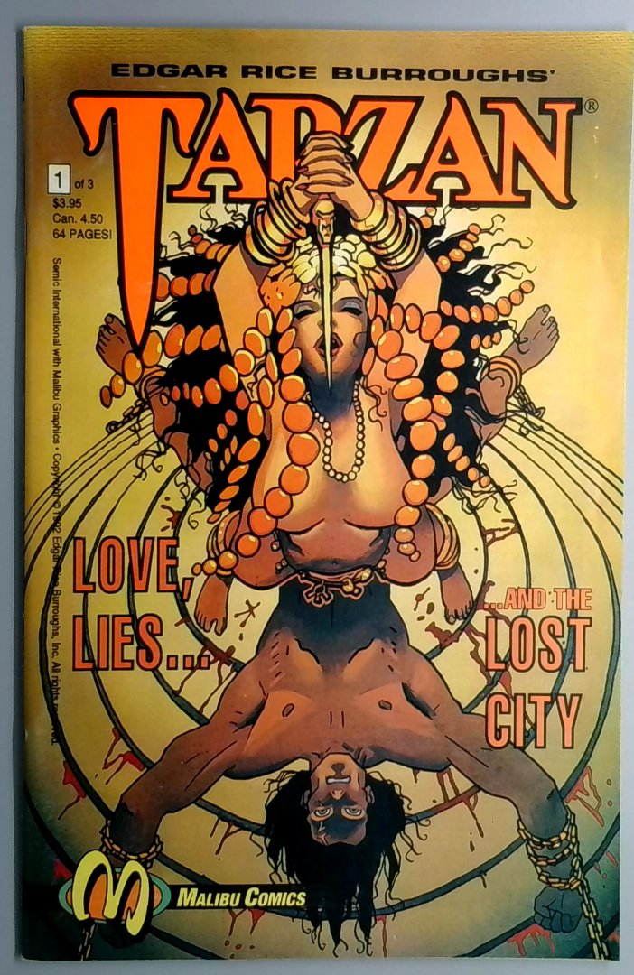 Tarzan #1 VF Malibu Comics 1992