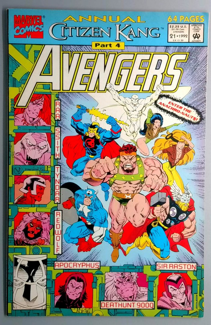 Avengers Annual #21 VF- Citizen Kang Marvel 1992