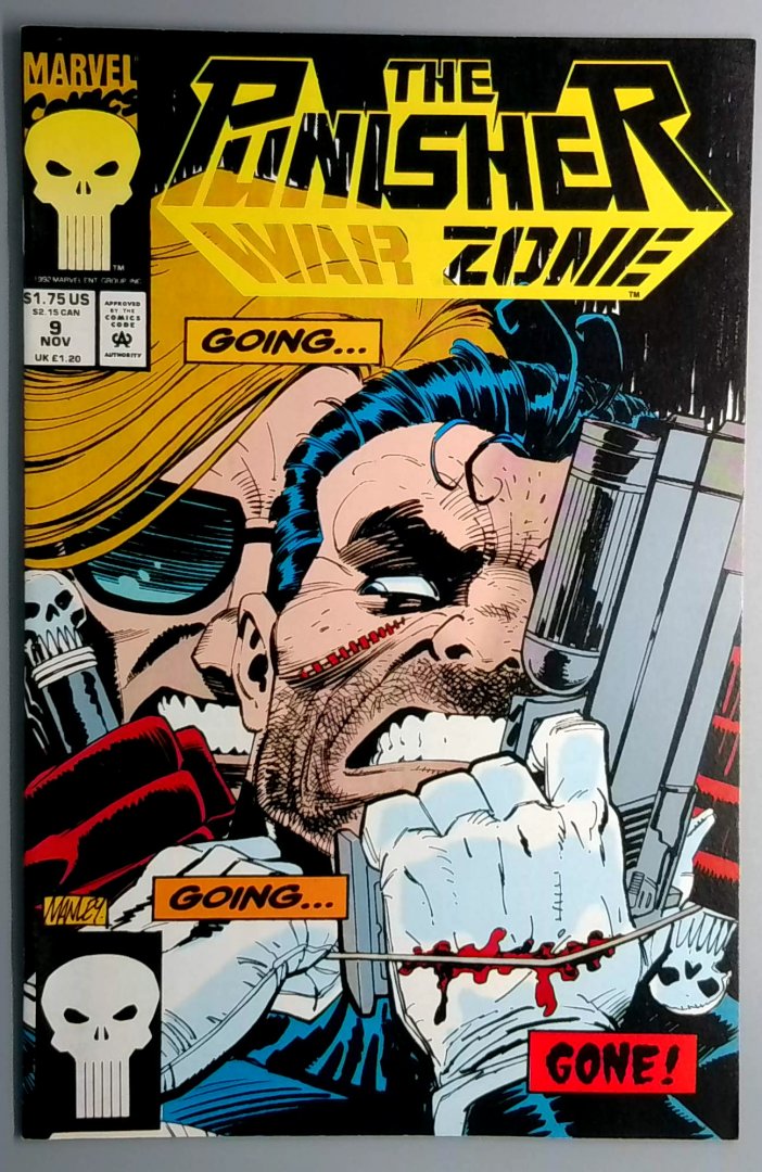 Punisher: War Zone #9 Direct Edition Marvel 1992