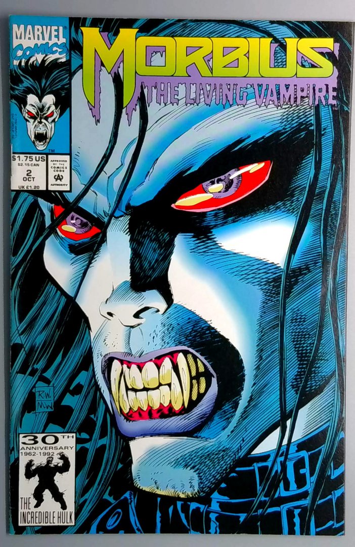 Morbius: the Living Vampire #2 VF/NM Marvel 1992