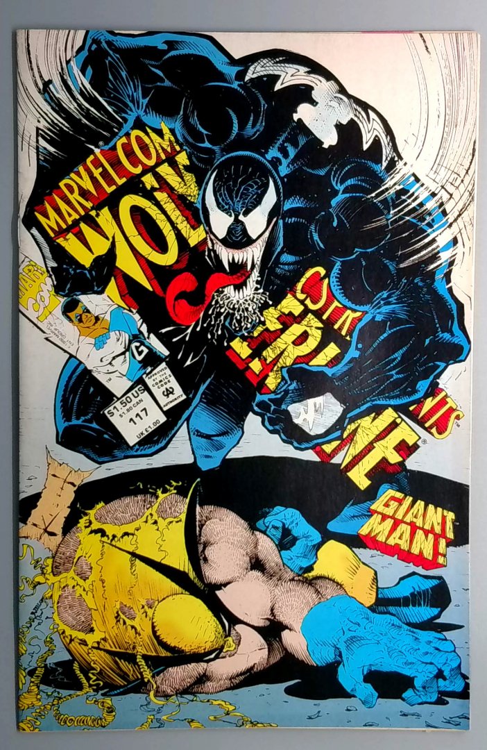 Marvel Comics Presents #117 VF/NM 1st Wolverine and Venom Meeting MARVEL 1992