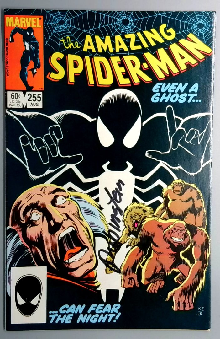 Amazing Spider-Man #255 VF- 1st Appearance of Black Fox Marvel 1984