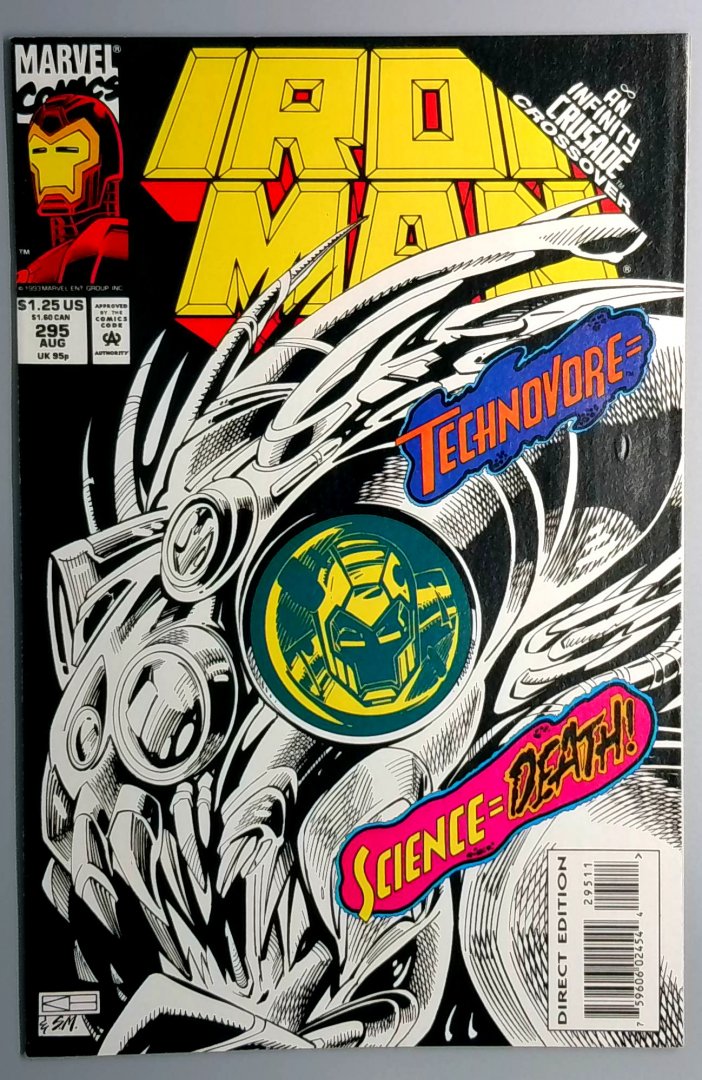 Iron Man #295 VF/NM Newsstand Edition Marvel 1993
