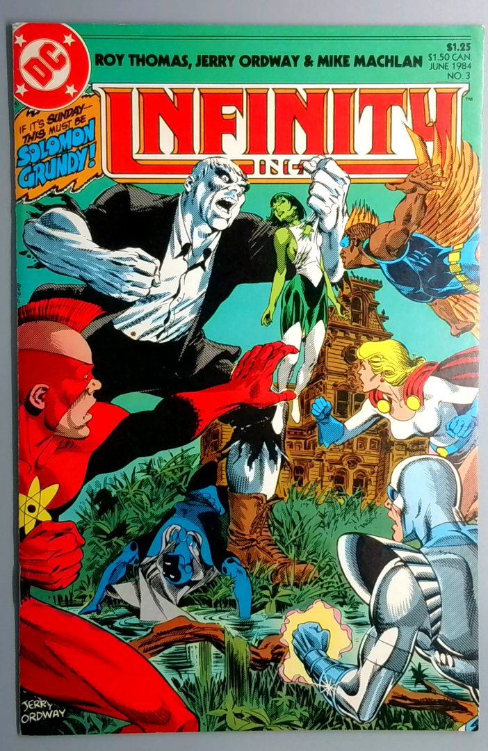 Infinity Inc. #3 VF/NM DC 1984