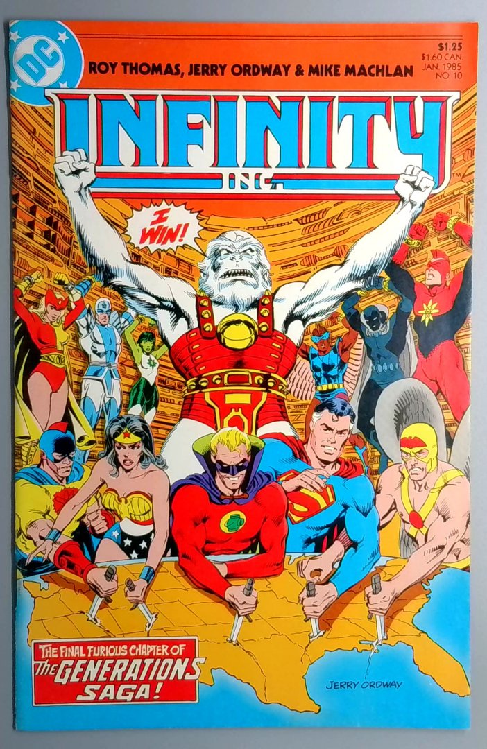 Infinity Inc. #10 VF DC 1985