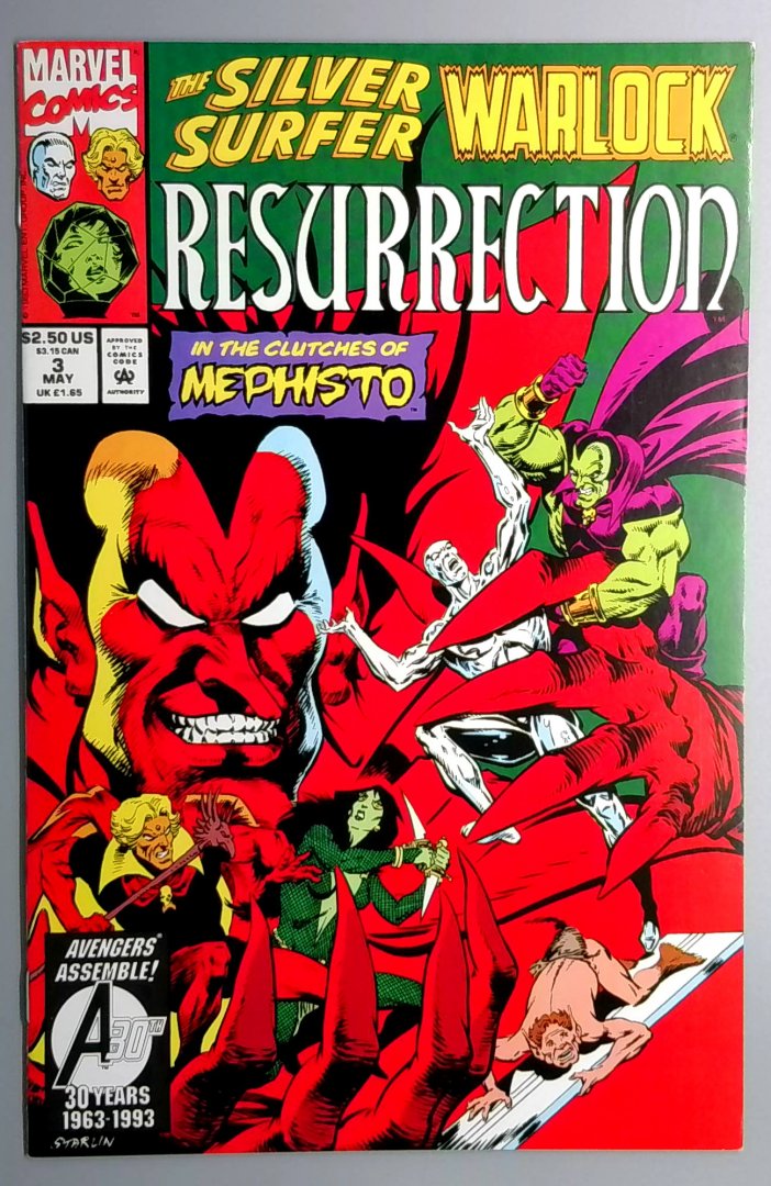 Silver Surfer / Warlock: Resurrection #3 VF Marvel 1993