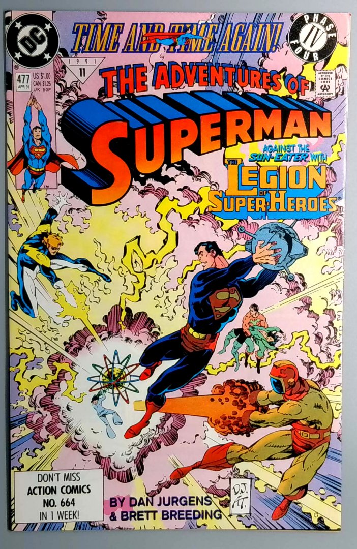 Adventures of Superman #477 NM- DC 1991