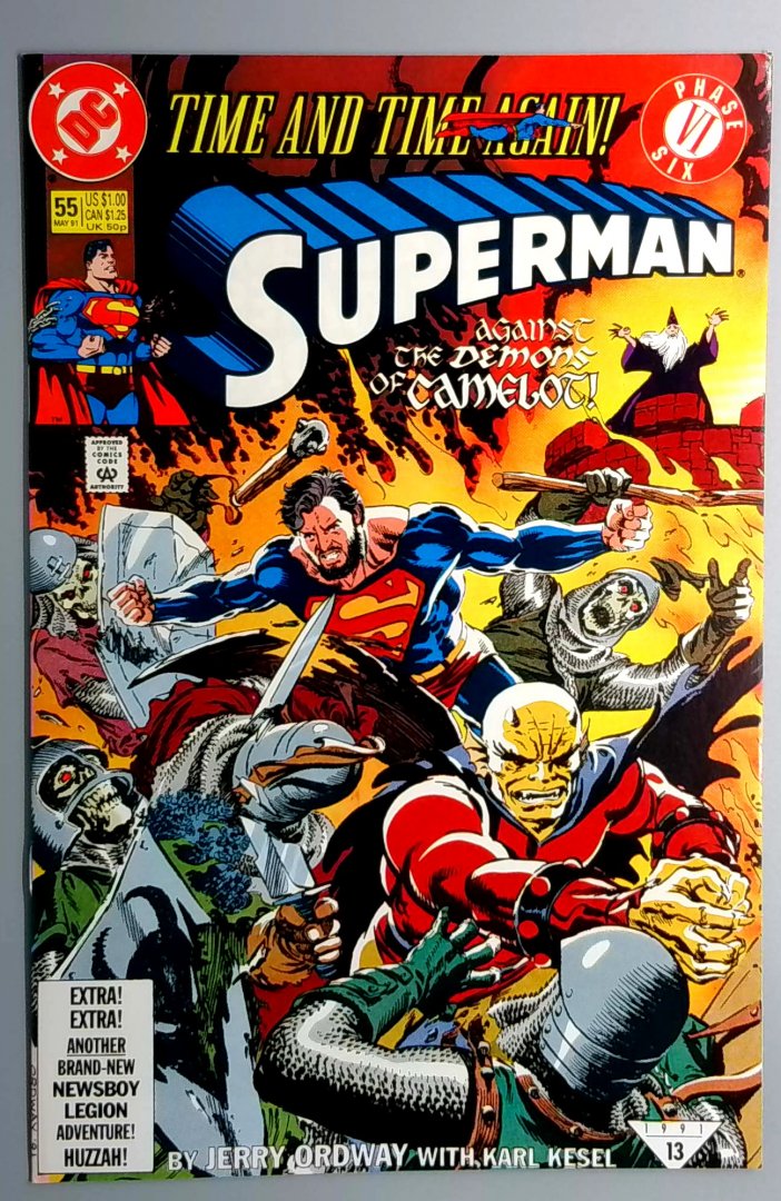 Superman #55 VF/NM Superman DC 1991