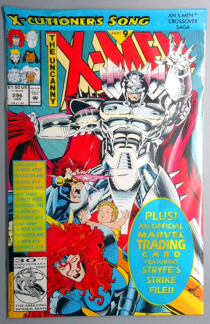Uncanny X-Men #296 NM MARVEL 1992