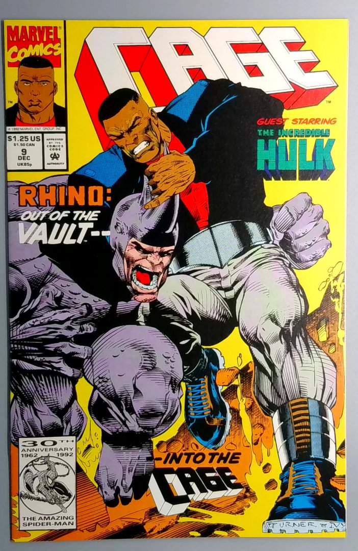Cage #9 NM RHINO MARVEL 1992