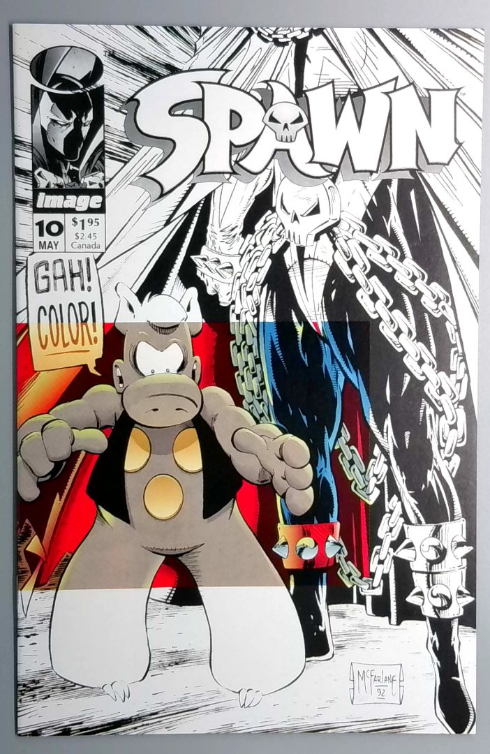 Spawn #10 NM- Cerebus Crossover Direct Edition Image 1993
