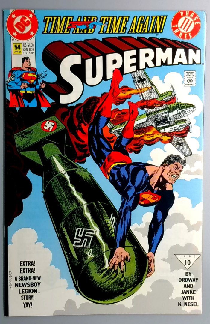 Superman #54 NM- DC 1992