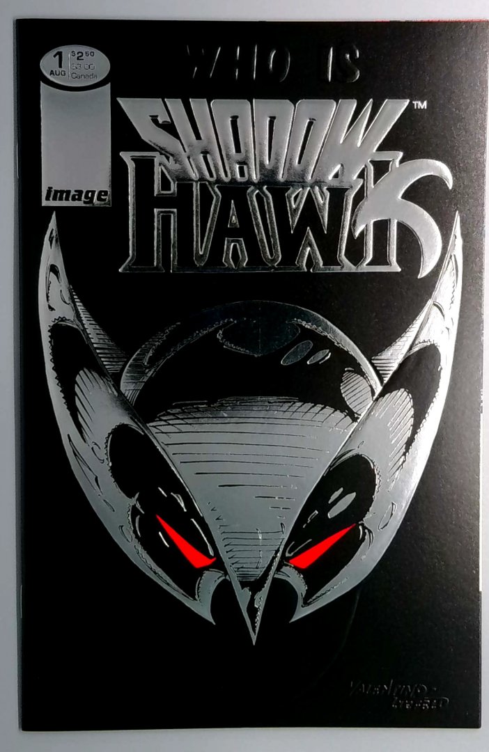 Shadowhawk #1 NM Silver - Foil Cover Image 1992