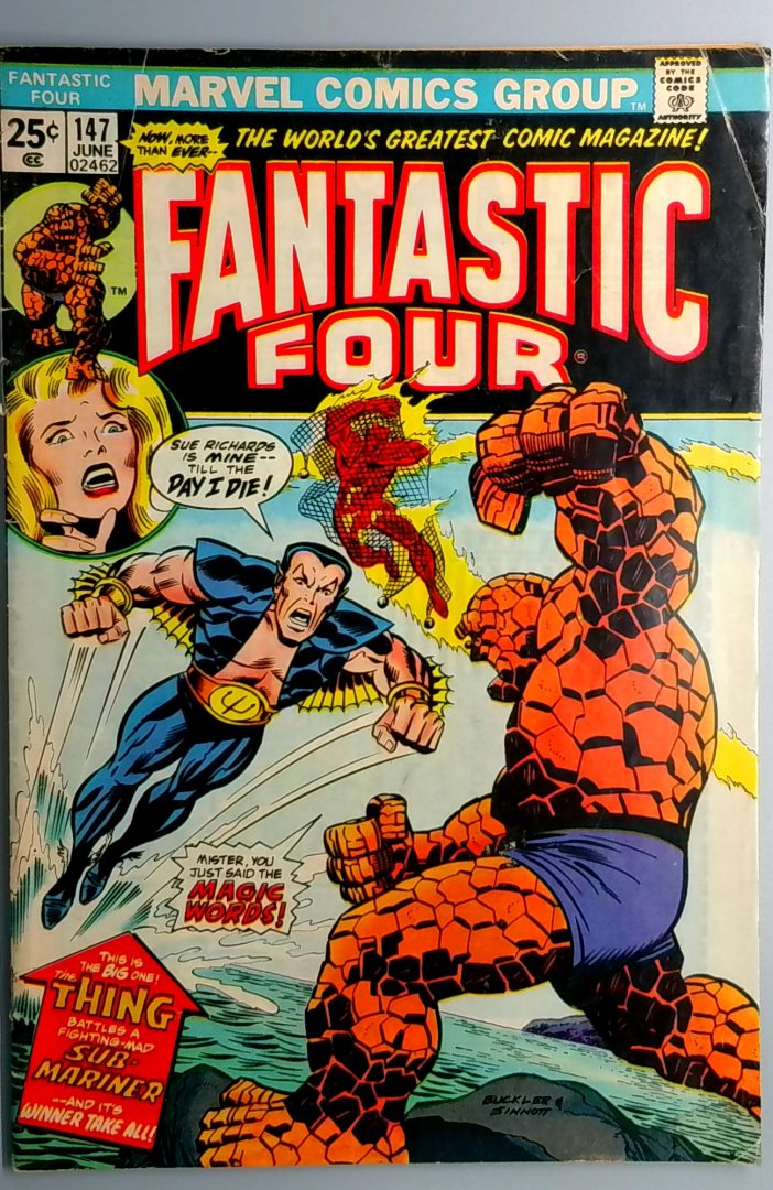 Fantastic Four #147 VG- Marvel 1974