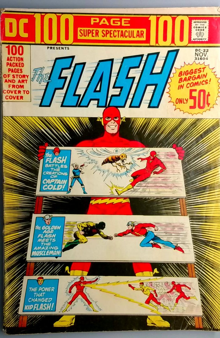 DC 100 Page Super Spectacular #DC-22 VG- Reprints: All-Flash Quarterly DC 1973