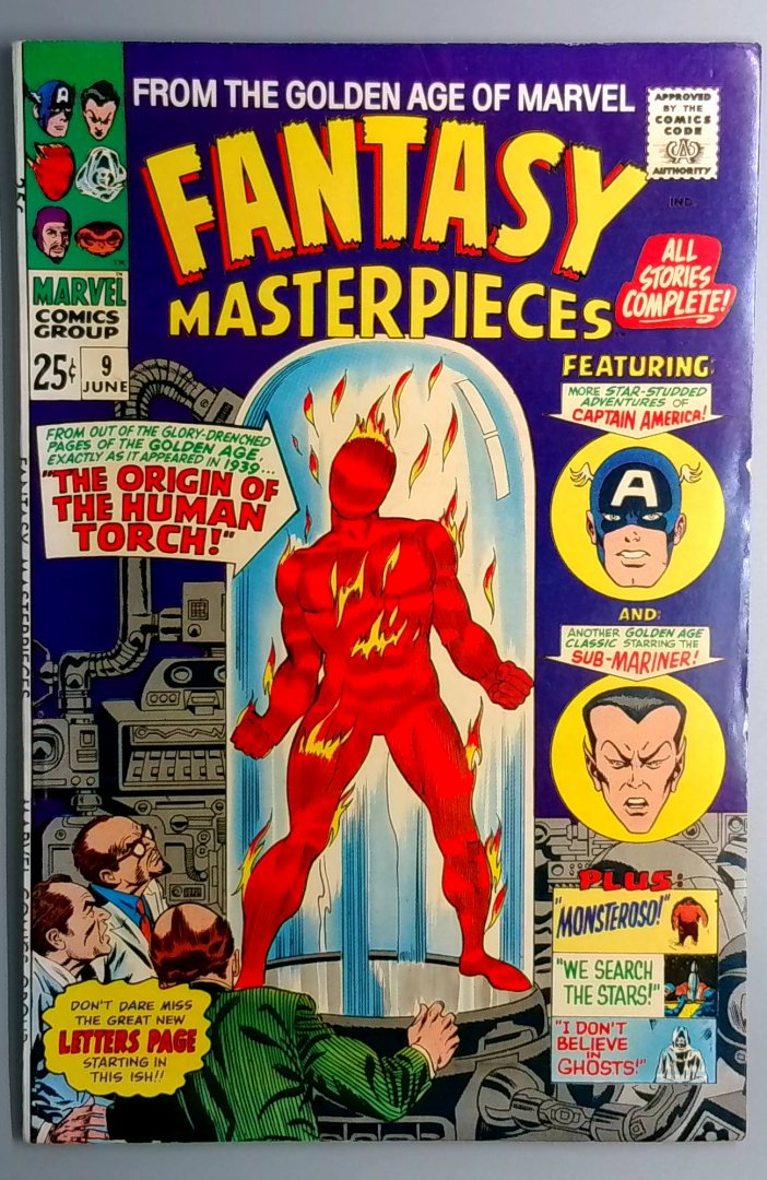 Fantasy Masterpieces #9 VF- Marvel 1967