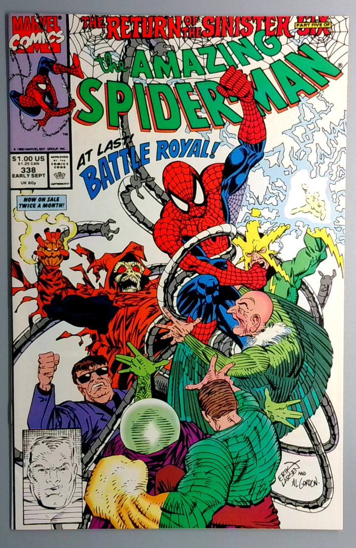 Amazing Spider-Man #338 NM- Marvel 1990