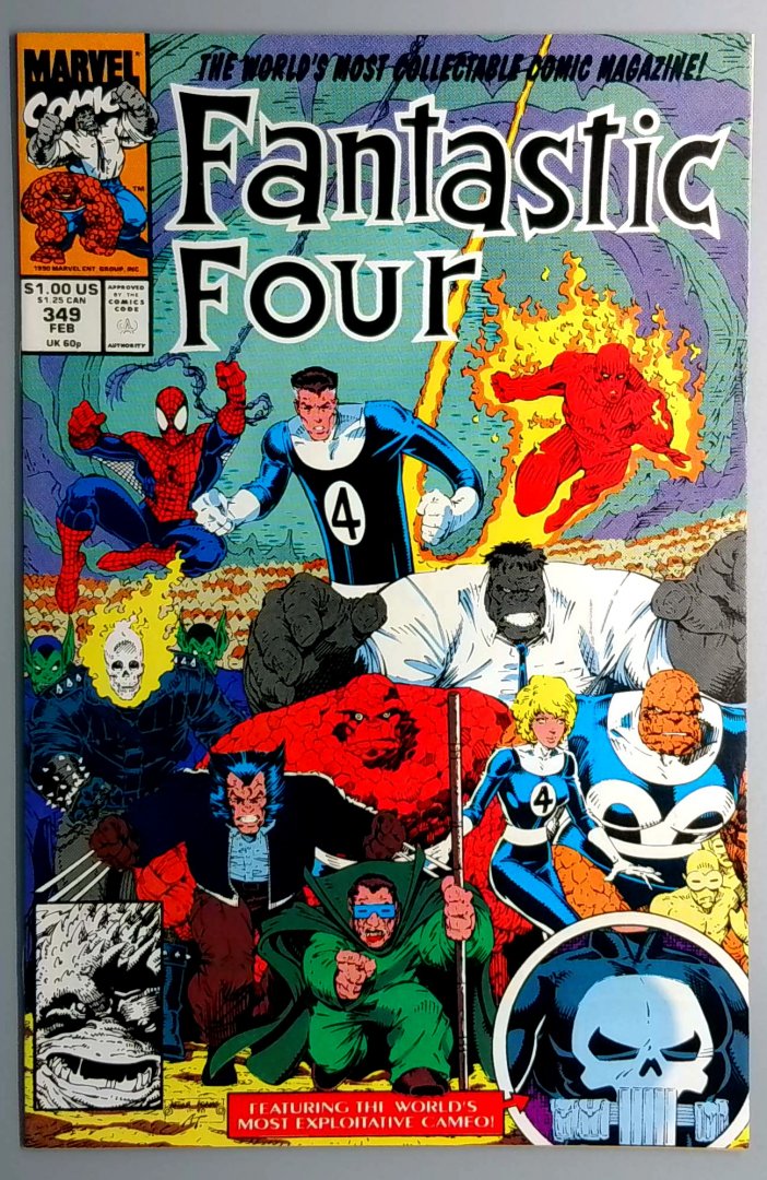 Fantastic Four #349 NM Hulk Marvel 1991