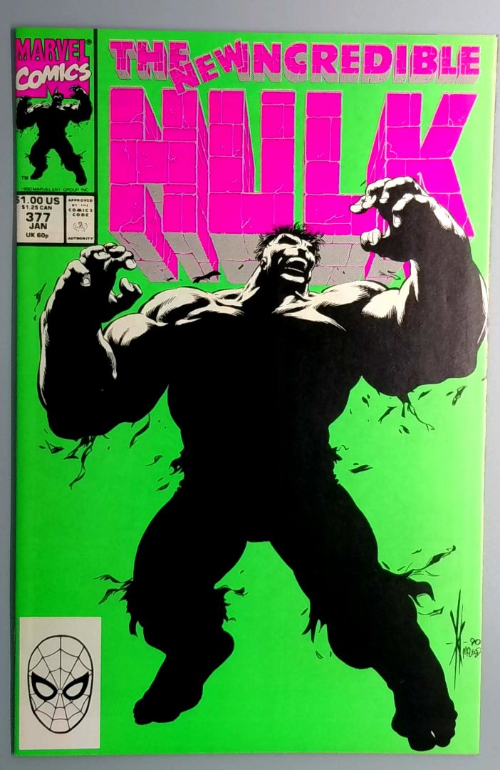 Incredible Hulk #377 NM 1st Professor Hulk Marvel 1991