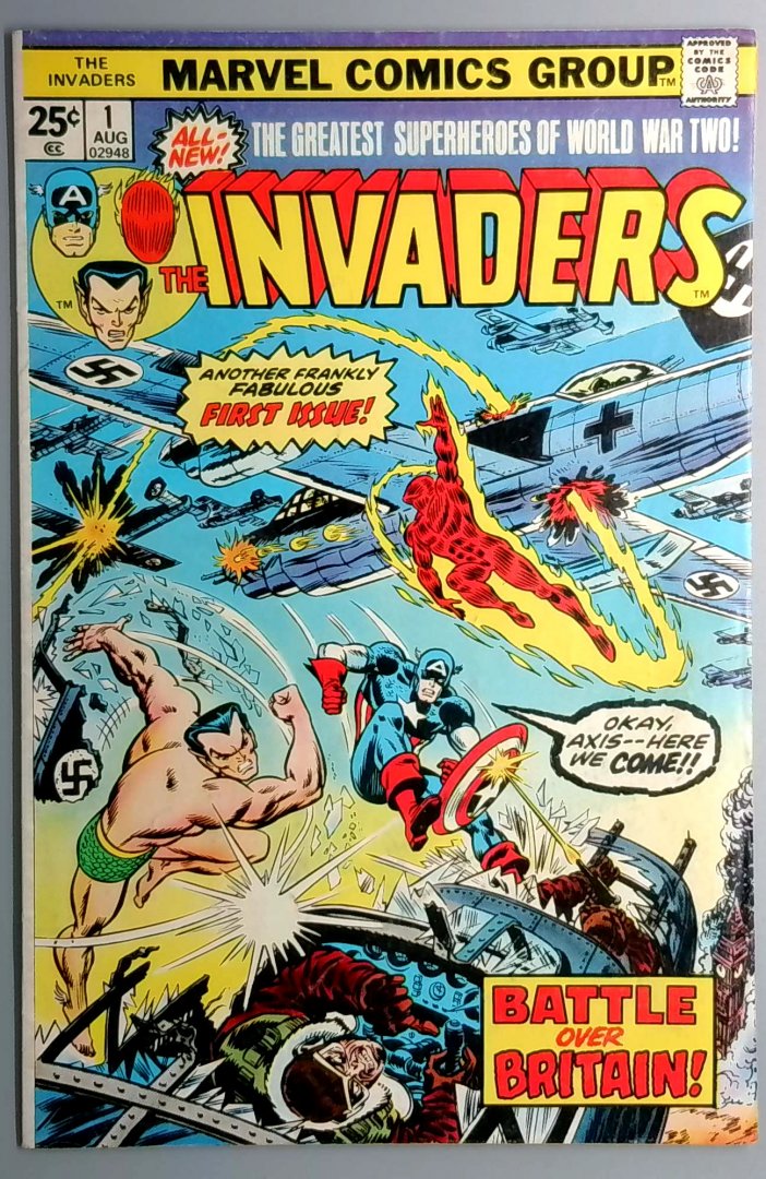 Invaders #1 VG/FN Marvel 1975