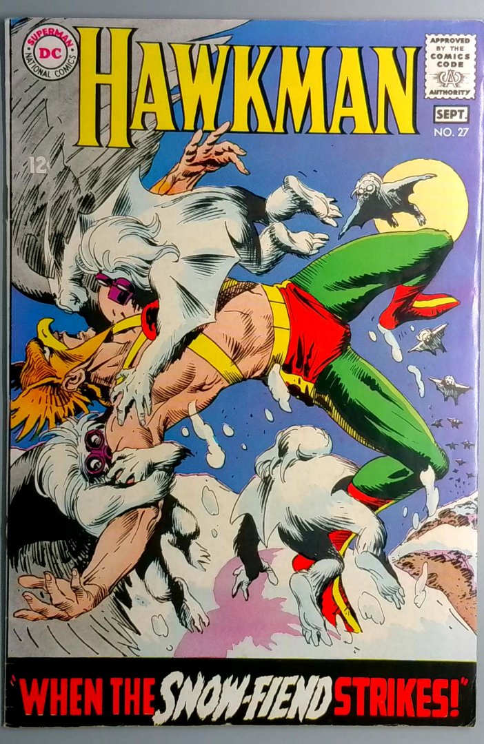 Hawkman #27 FN/VF Final Issue - Continues Directly Into the Atom and Hawkman #39 DC 1968