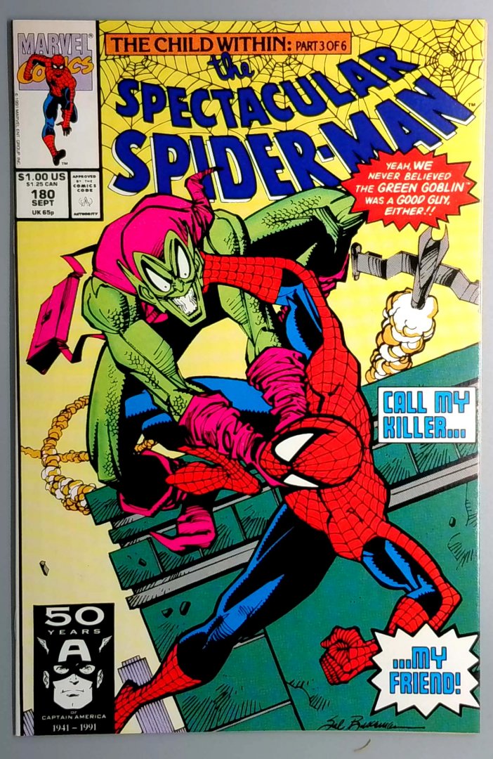 Spectacular Spider-Man #180 NM Marvel 1991