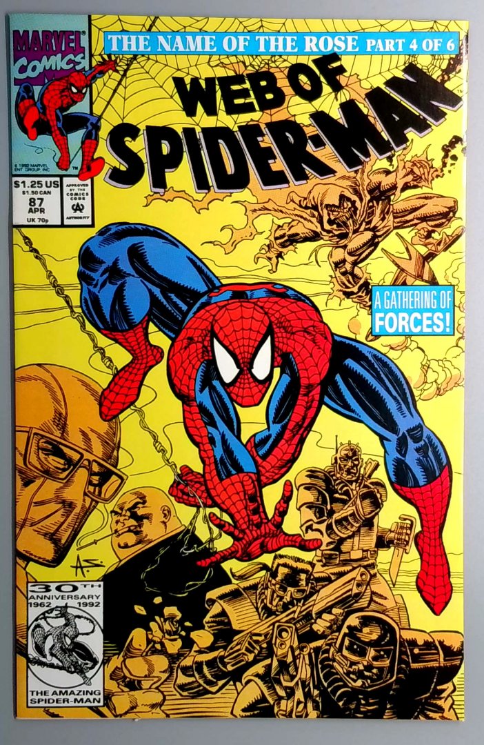 Web of Spider-Man #87 NM- Marvel 1992