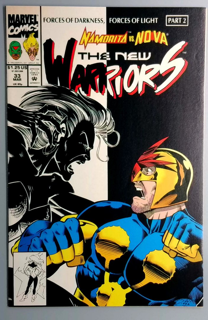 New Warriors #23 NM- Marvel 1992