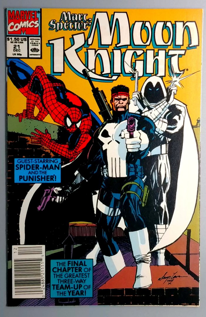 Marc Spector: Moon Knight #21 NM NEWSSTAND Marvel 1990