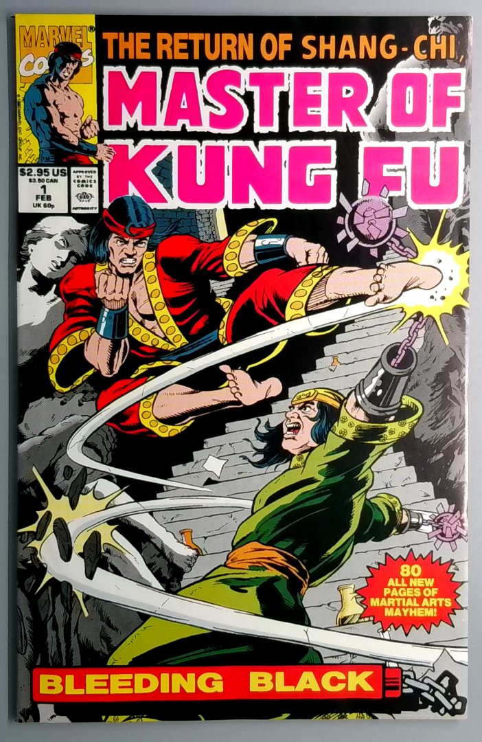 Master of Kung Fu #1 VF- Marvel 1990