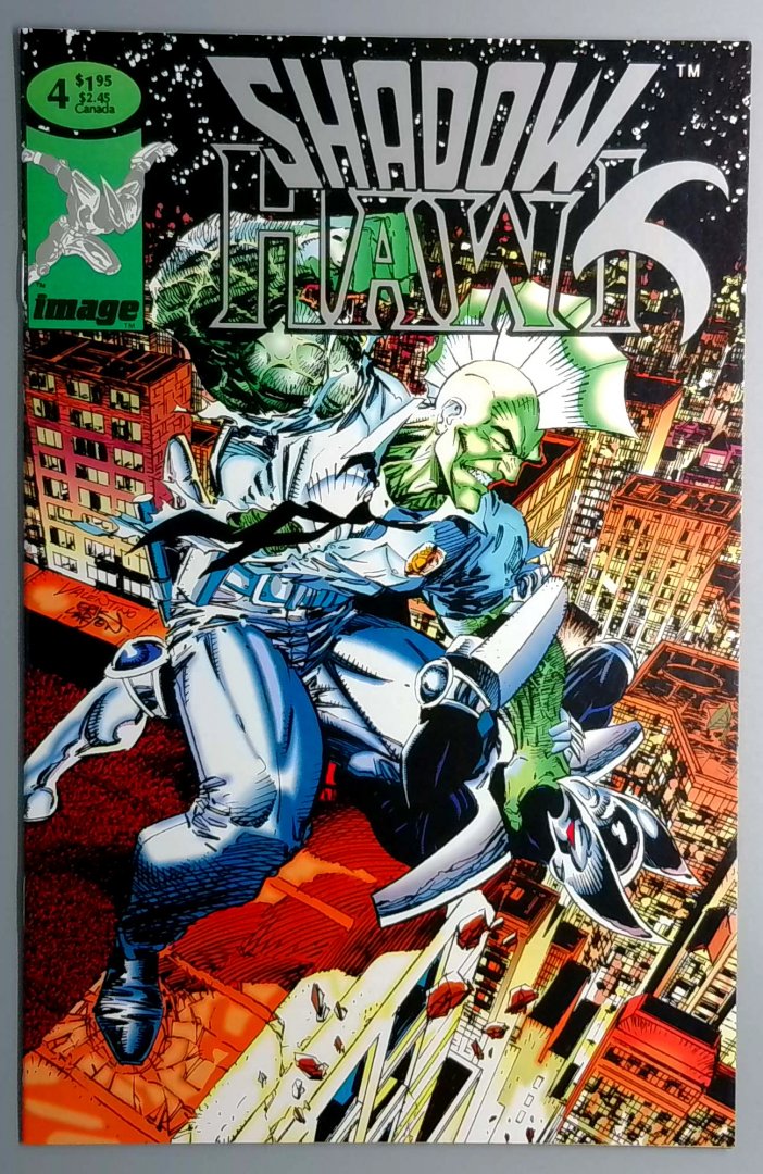 Shadowhawk #4 NM Savage Dragon Appears  Image 1993