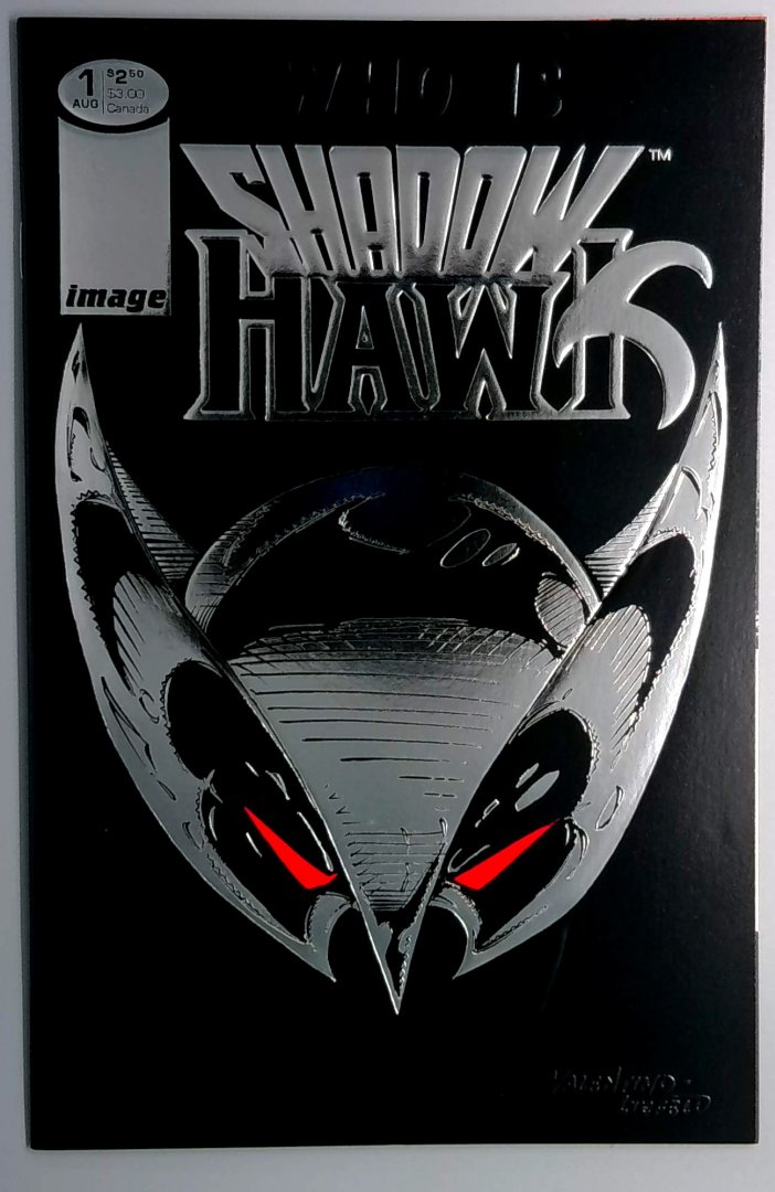 Shadowhawk #1 NM Silver - Foil Cover Image 1992