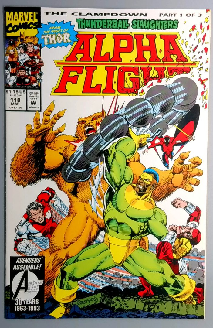 Alpha Flight #118 NM Marvel 1993