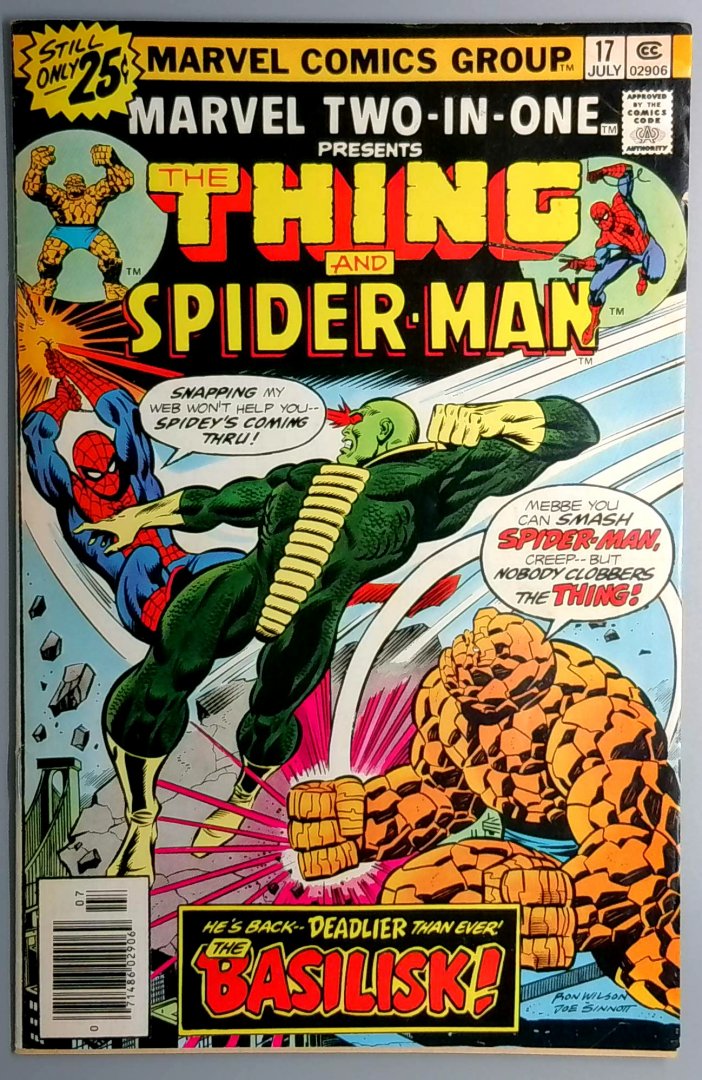 Marvel Two-In-One #17 VG+ Marvel 1976