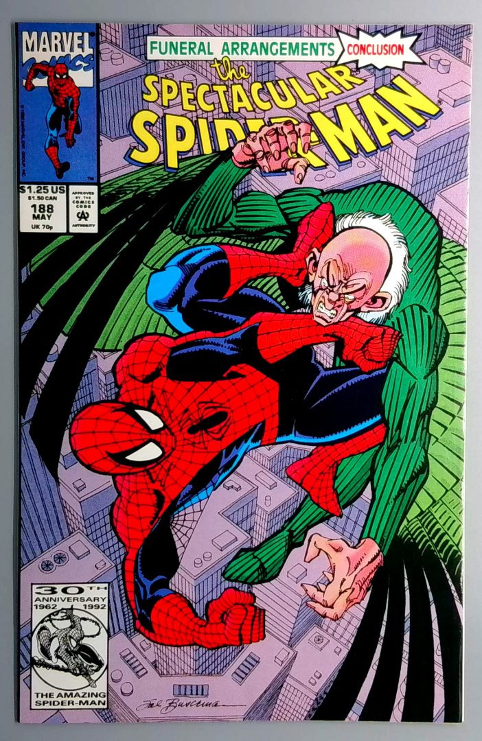 Spectacular Spider-Man #188 VF+ Marvel 1992