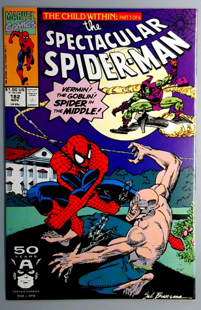 Spectacular Spider-Man #182 VF/NM Marvel 1991