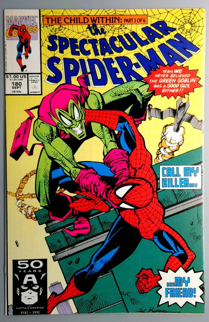 Spectacular Spider-Man #180 NM Marvel 1991