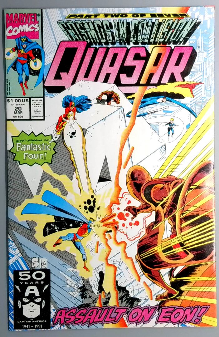 Quasar #20 NM- Marvel 1991