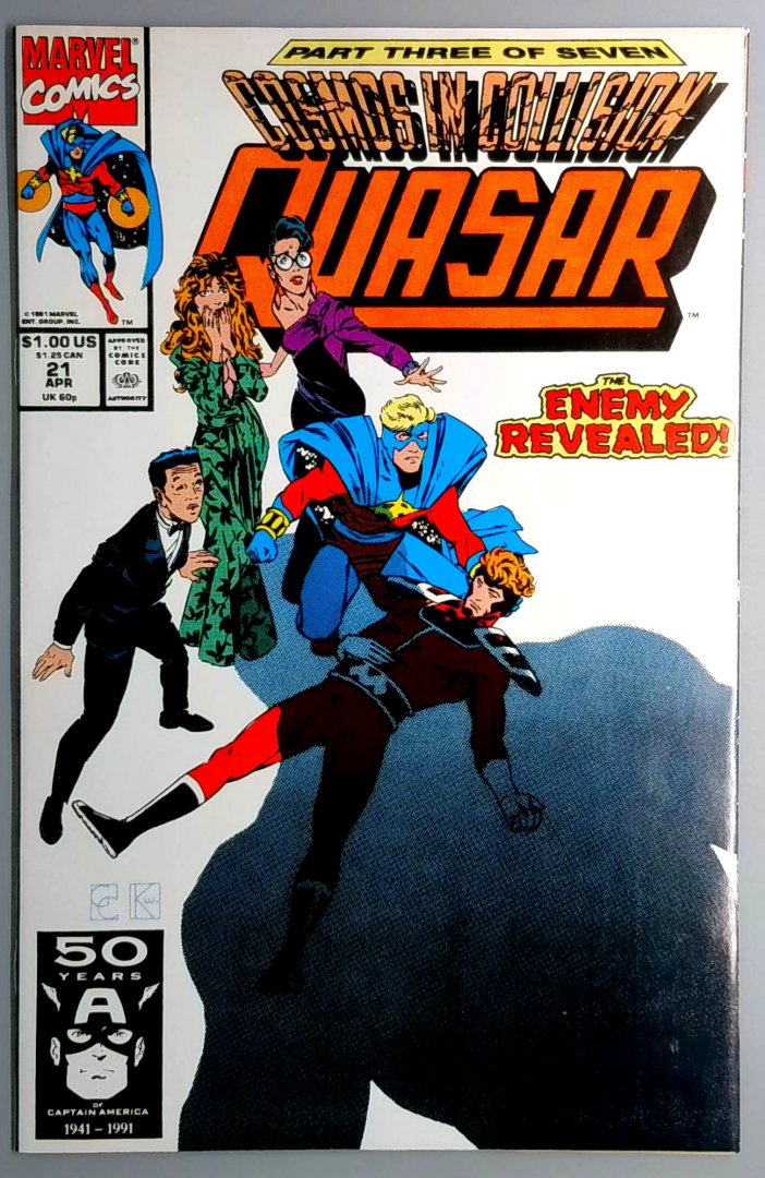 Quasar #21 VF/NM Marvel 1991