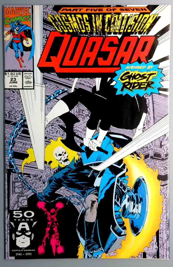 Quasar #23 VF- Marvel 1991