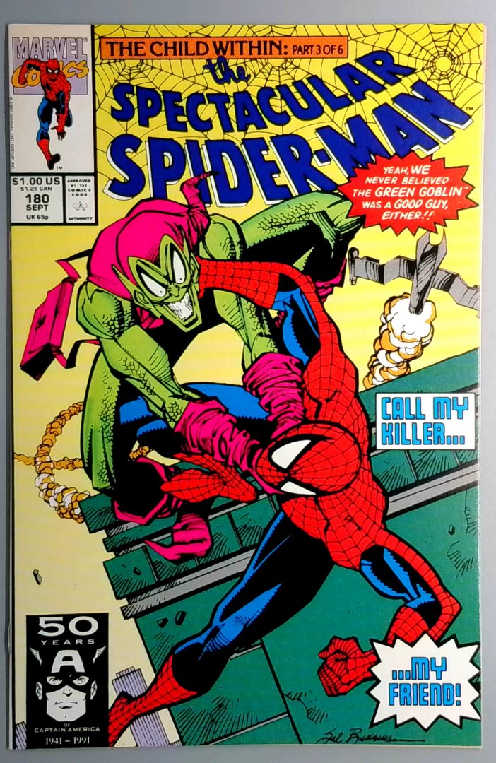 Spectacular Spider-Man #180 NM Marvel 1991