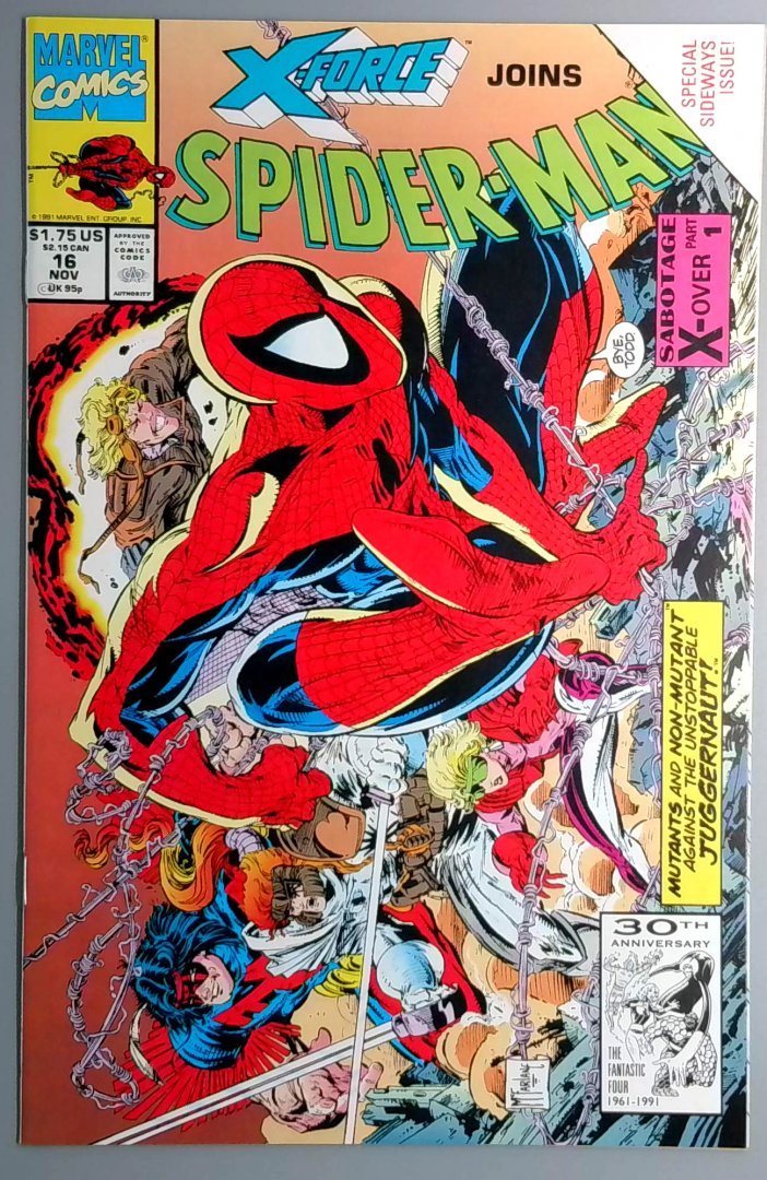 Spider-Man #16 Final Issue by Todd Mcfarlane for Marvel Comics Marvel 1992