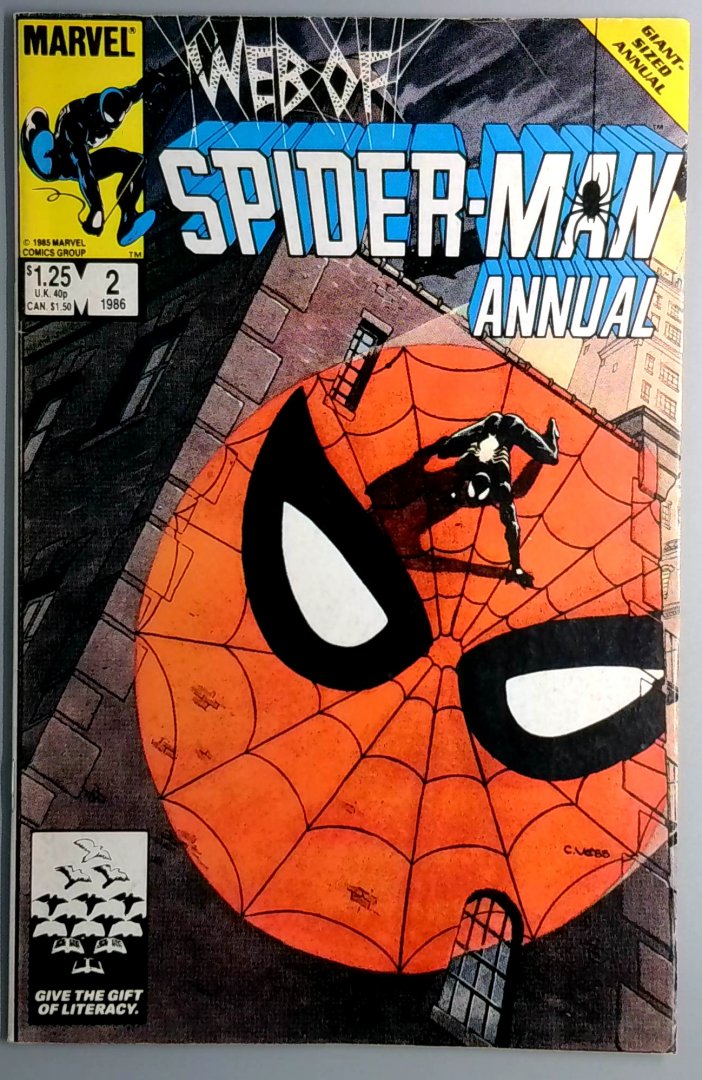 Web of Spider-Man Annual #2 Direct Edition Marvel 1986
