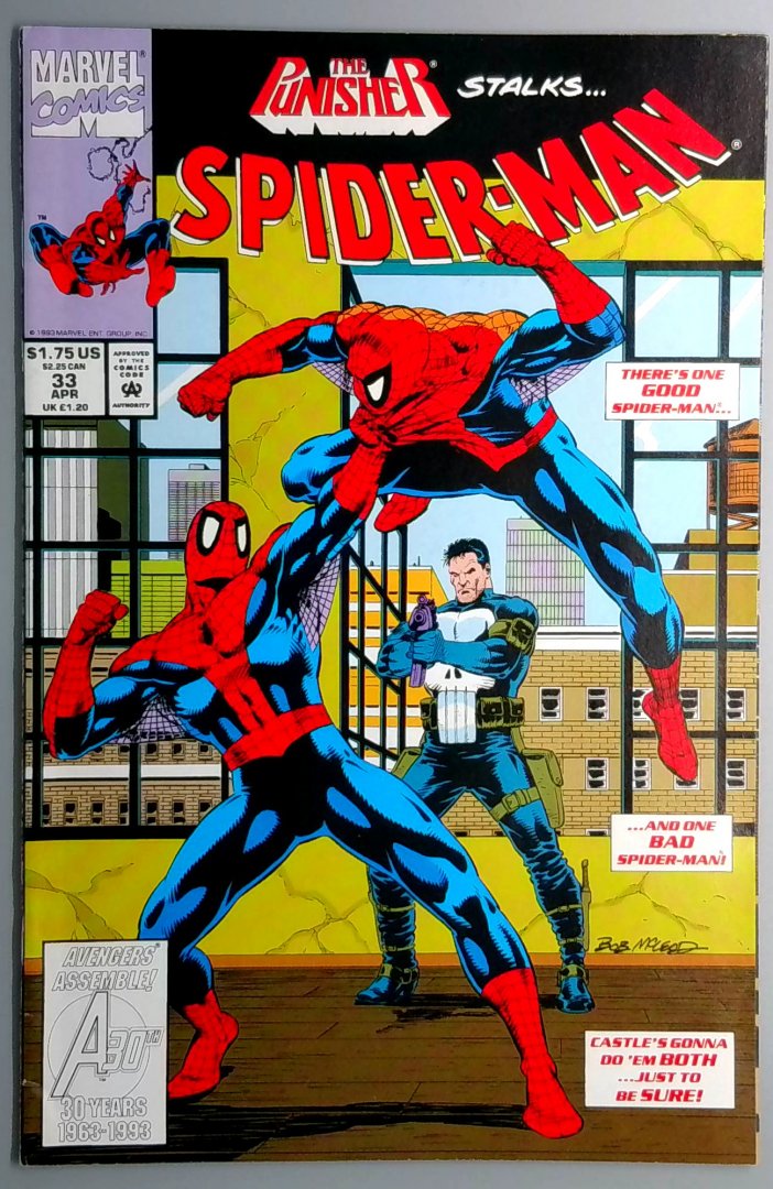 Spider-Man #33 Direct Edition Marvel 1993