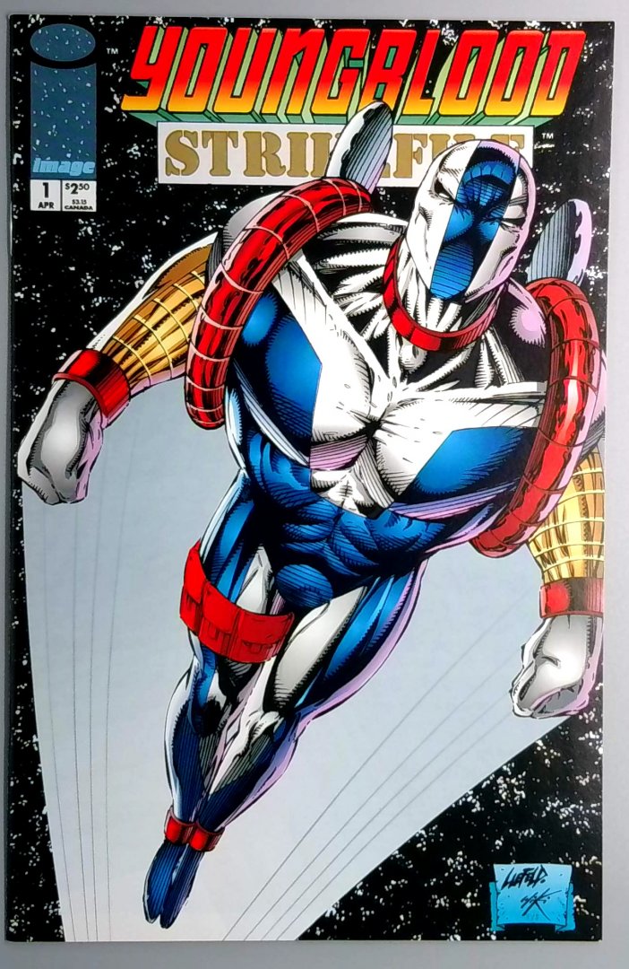Youngblood: Strikefile #1 NM Alternate Cover on Flip Side Image 1993