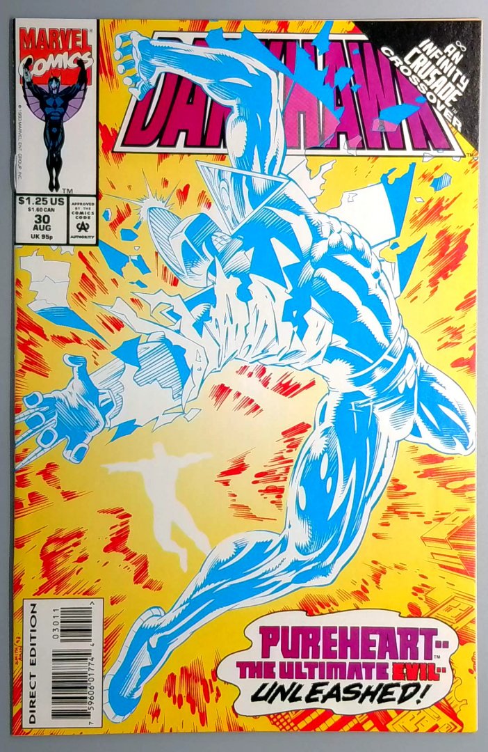 Darkhawk #30 NM 1st Appearance of Pureheart Marvel 1993
